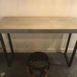concrete table