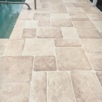 Concrete overlay poolside West Palm Beach County