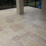 Concrete overlay Jupiter FL Porch
