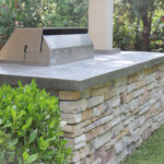 Jupiter FL outdoor grill area stone