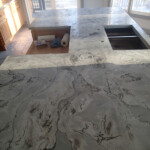 kitchen concrete countertop